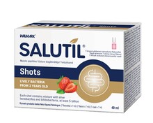 Salutil toidulisand SHOTS, maasikamaitseline, 7 tk 7 ml