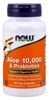 Now Foods Aloe 10,000 & probiootikumid, 60 kapslit
