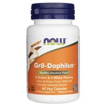 Now Foods Gr8-Dophilus, 60 kapslit