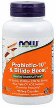 Now Foods Probiotic-10 & Bifido Boost, 90 kapslit