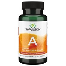 A-vitamiin, 10,000 IU, N250, Swanson