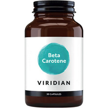 Viridian beetakaroteen Beta Carotene Complex, 30 kapslit