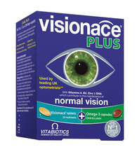 Vitabiotics Visionace Plus, 56 tabletti + kapslit