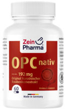 Zein Pharma oligomeersed proantotsüanidiinid viinamarjaseemnetest OPC Native 192 mg, 60 kaps.