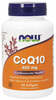 Now Foods CoQ10 letsitiini ja E-vitamiiniga, 400 mg, 60 pehmekapslit