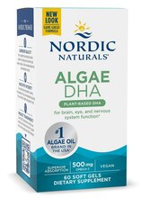 Nordic Naturals Algae DHA Omega 3, 60 kapslit