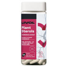 Livol Plant Sterols toidulisand, 60 tabletti