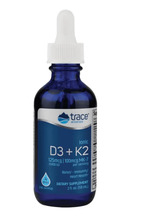 Trace Minerals D3 + K2, 59 ml