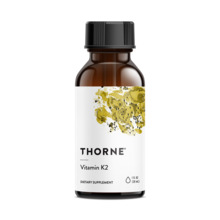 Thorne Research K2-vitamiini (MK-4) tilgad, 30 ml