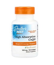 Doctor's Best CoQ10, 100 mg, 120 kapslit