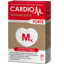 CardioM Monakolin K Forte, 30 kapslit