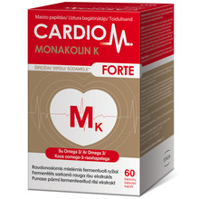 CardioM Monakolin K Forte, 60 kapslit