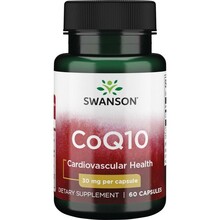 Swanson koensüüm Q10 30 mg, 60 kapslit