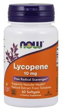 Now Foods lükopeen 10 mg, 60 pehmet kapslit