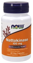 Now Foods Nattokinase 100 mg, 60 kapslit