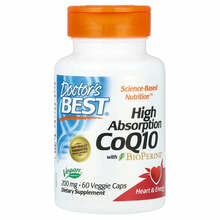 Doctor's Best CoQ10 koos BioPerine'iga, 200 mg, 60 kapslit