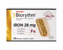 Biorythm raud 28 mg, N30