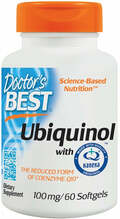Doctor's Best ubikinool - koensüüm Q10, 100 mg, 60 kapslit