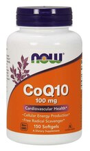 Now Foods CoQ10 koos E-vitamiiniga, 100 mg, 150 kapslit