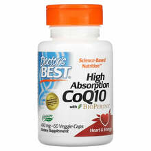 Doctor's Best koensüüm Q10 400 mg koos BioPerine'iga, 60 kapslit
