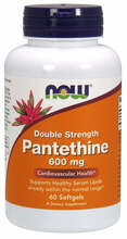 Now Foods pantetiin 600 mg, 60 kapslit