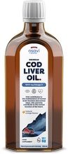 Osavi Norra tursamaksaõli 1000 mg Omega 3, apelsinimaitseline, 250 ml