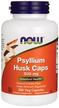 Now Foods Psyllium Husk kapslid, 500 mg, 200 tk