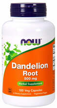 Now Foods võilillejuur 500 mg, 100 kapslit