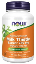 Now Foods piimaohaka ekstrakt 750 mg, 90 kapslit