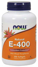 Now Foods E-vitamiin 400 RÜ, 250 kapslit