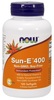 Now Foods Sun-E 400, E-vitamiin, 120 pehmekapslit