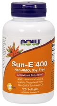 Now Foods Sun-E 400, E-vitamiin, 120 pehmekapslit