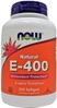 Now Foods E-vitamiin 400 IU (268 mg), 250 kapslit