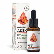 Aura Herbals Vitamiin A + D3 + E + K2 MK7 (ADEK) tilgad, 30 ml