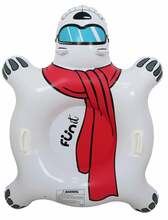 Täispuhutav kelk Fun It Bear, valge, 122 cm