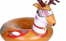Täispuhutav kelk Fun It Deer, 101 cm x 82 cm, pruun