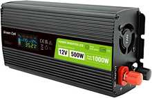 Autoinverter Green Cell PowerInverter LCD, 12 V - 230 V, 500 W/1000 W