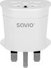 Toiteadapter/inverter Savio AP-05, 2500 W, valge, siseruumides kasutamiseks