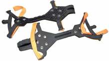 Jäänaelad Akara ANT-534, must/oranž, 2 tk
