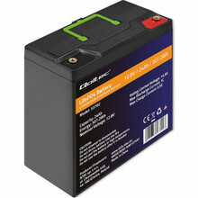 Qoltec 53702 LiFePO4 liitium-raudfosfaataku 12.8V, 24Ah, 307.2Wh