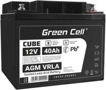 Aku Green Cell Cube AGM VRLA IP54 12V 40Ah