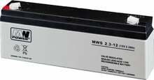 UPS aku MPL Power Elektro MWS 2.3-12 12V, 2.3 Ah