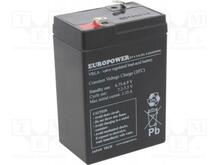 Aku Europower EP4.5-6 6V 4.5AH VRLA