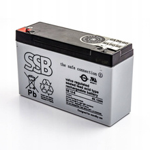 SSB SB 12-6 6V, 12Ah AGM hooldusvaba aku