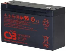 Akumulaator CSB Battery 6V 12Ah F2 Pb AGM VRLA