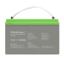 Qoltec 53077 Deep Cycle geelaku 12V 100Ah