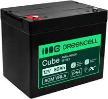 Aku Green Cell AGM VRLA 12V 80Ah, 260x168x216 mm