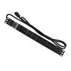 Toiteliist Qoltec 53999 10A PDU 8xIEC C13, 2m