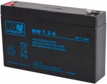 Aku MW Power MW 7,2-6, 6 V, 7.2Ah