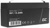 UPS aku Green Cell AGM14 6V, 3.2 Ah
